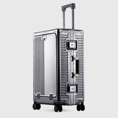 All-Aluminum Alloy Luggage with Front Opening 20"/24"