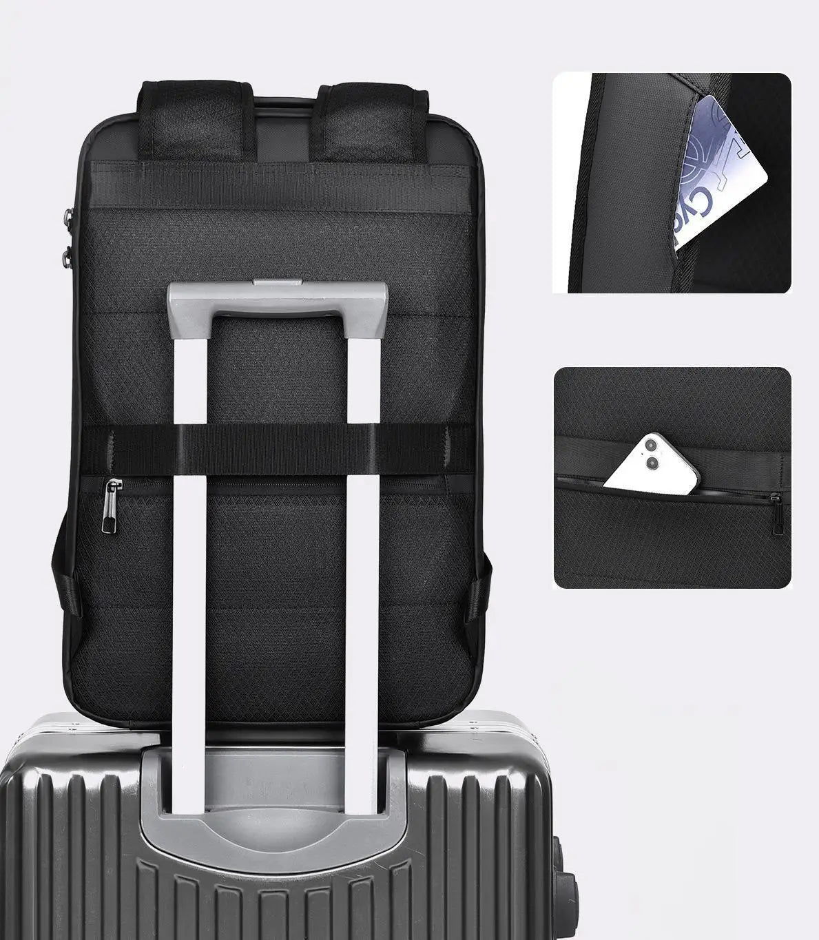 Armor Shell Travel Backpack with TSA Lock
