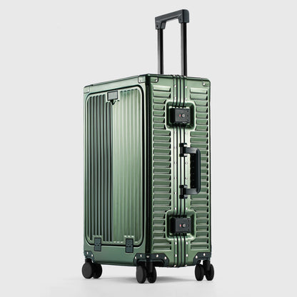 All-Aluminum Alloy Luggage with Front Opening 20"/24"