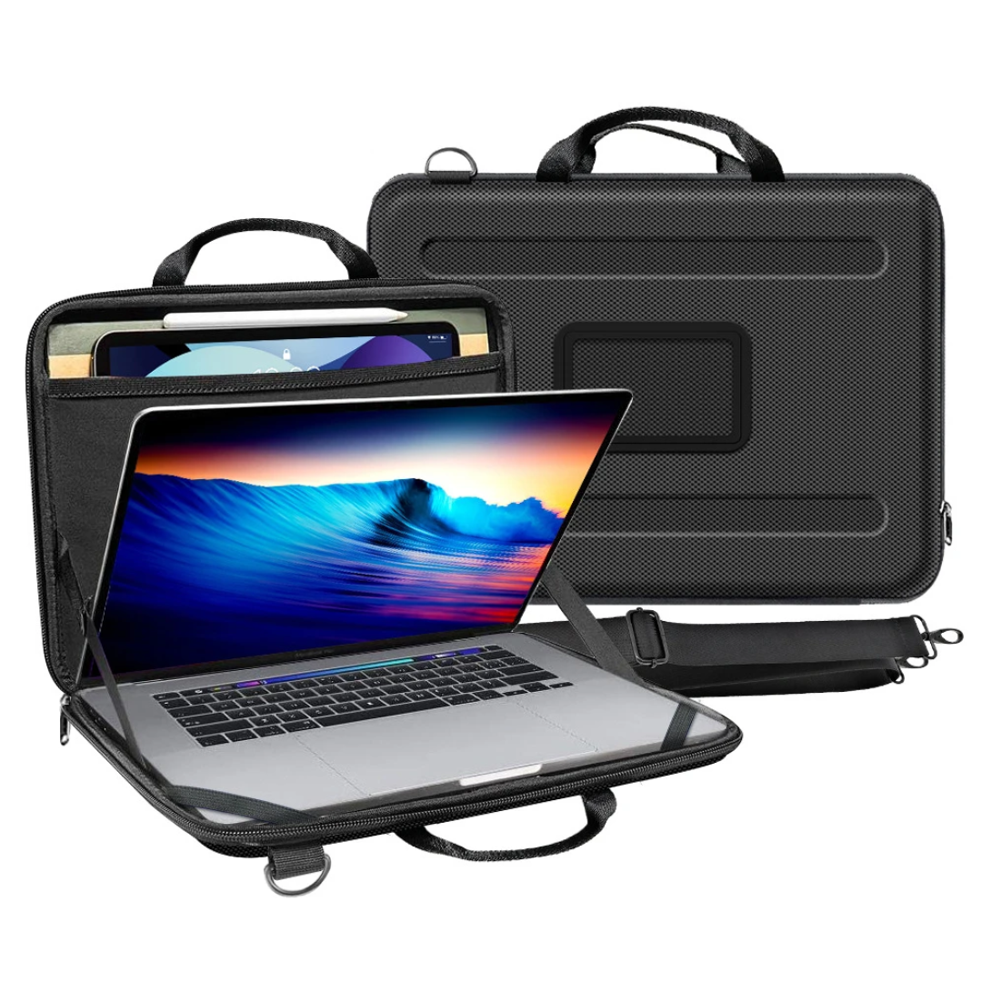 Premium EVA Hard Shell Laptop Case with Shoulder Strap – 12" & 14"