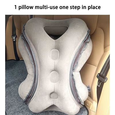 Inflatable Ergonomic Travel Multi-pose Pillow