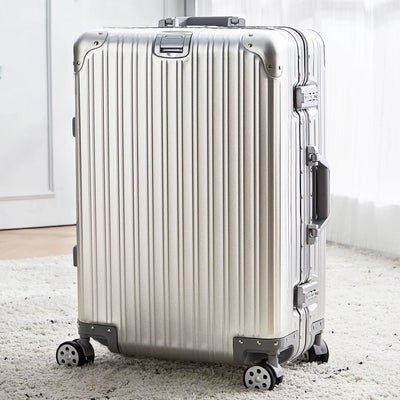 Premium Aluminum-Magnesium Alloy Rolling Suitcase 20-29"