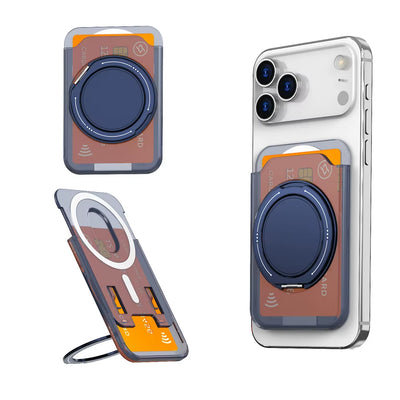 3-in-1 Magnetic Wallet Stand for iPhone