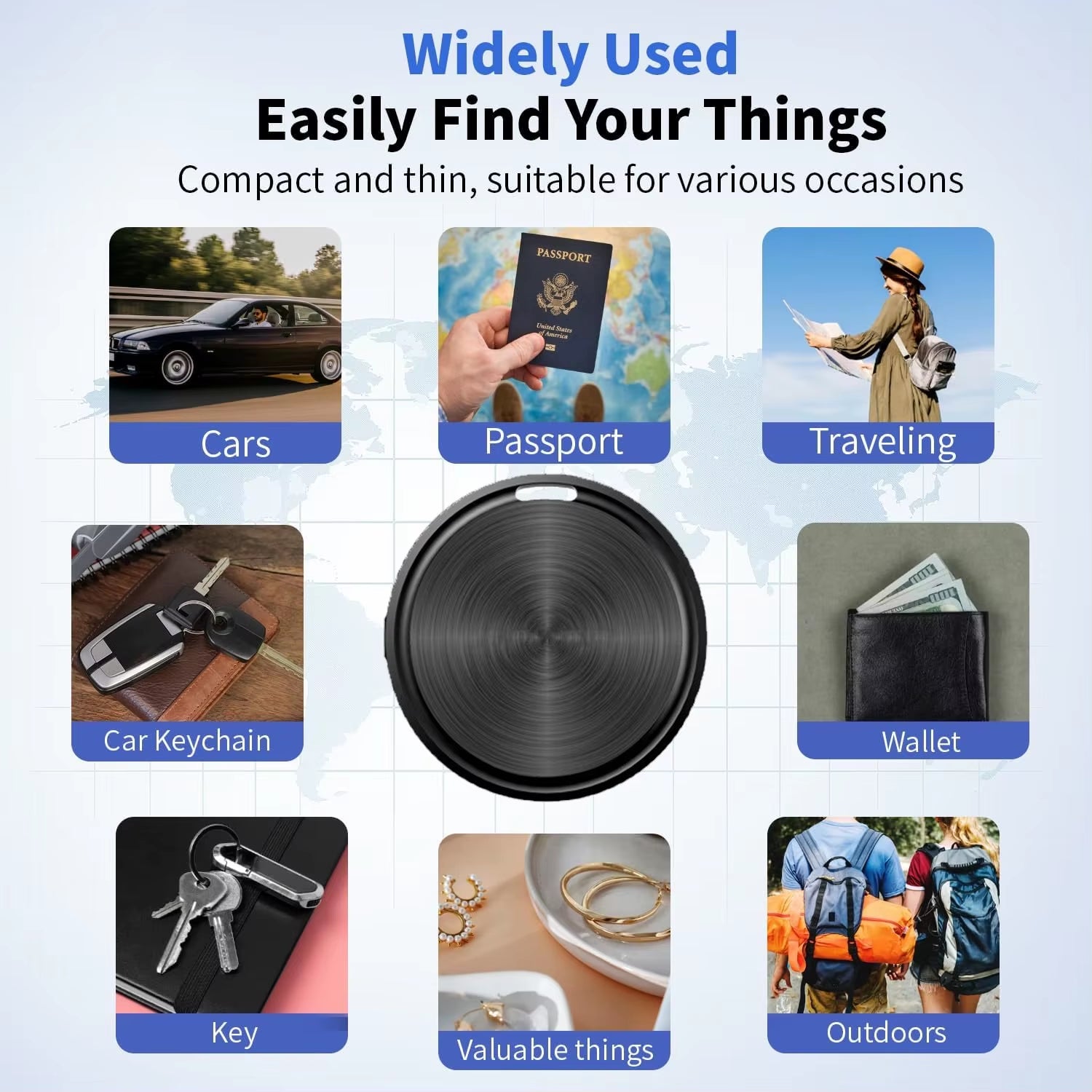 Smart Tracking Tag - Compatible with iOS & Android
