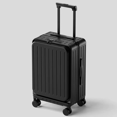Ultimate Front-Opening Multifunctional Hardside Suitcase with USB Charging 20/24/26"