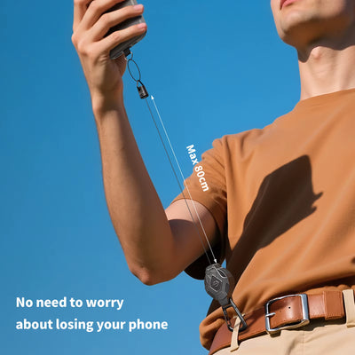 Heavy Duty Retractable Tactical Phone Keychain