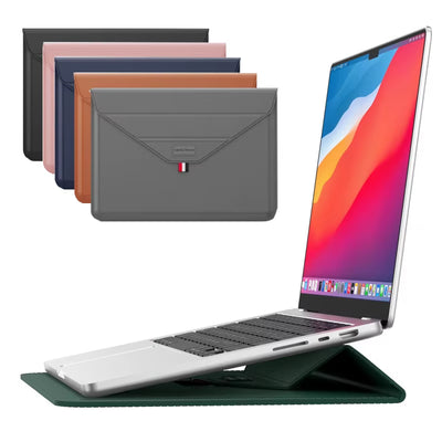 3-in-1 Ergonomic Laptop Sleeve and Stand