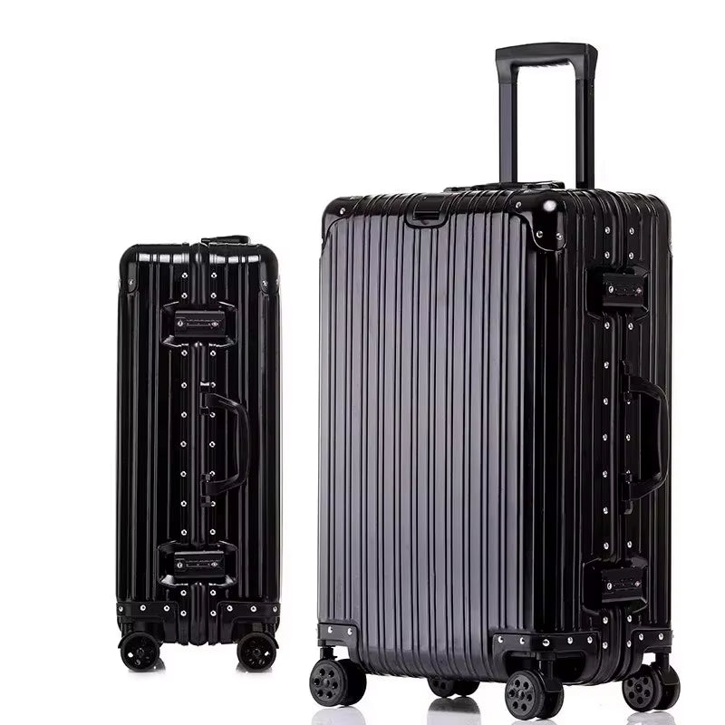 Premium Aluminum-Magnesium Alloy Rolling Suitcase 20-29"