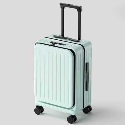 Ultimate Front-Opening Multifunctional Hardside Suitcase with USB Charging 20/24/26"