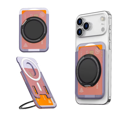 3-in-1 Magnetic Wallet Stand for iPhone