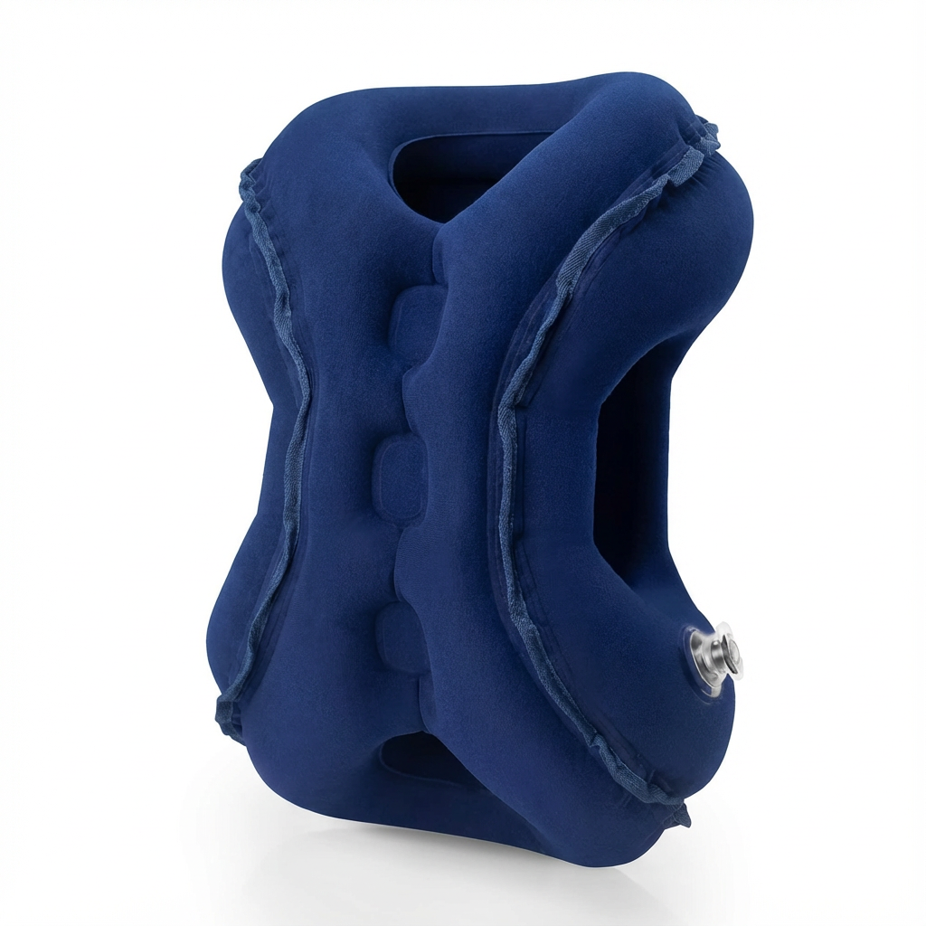 Inflatable Ergonomic Travel Multi-pose Pillow