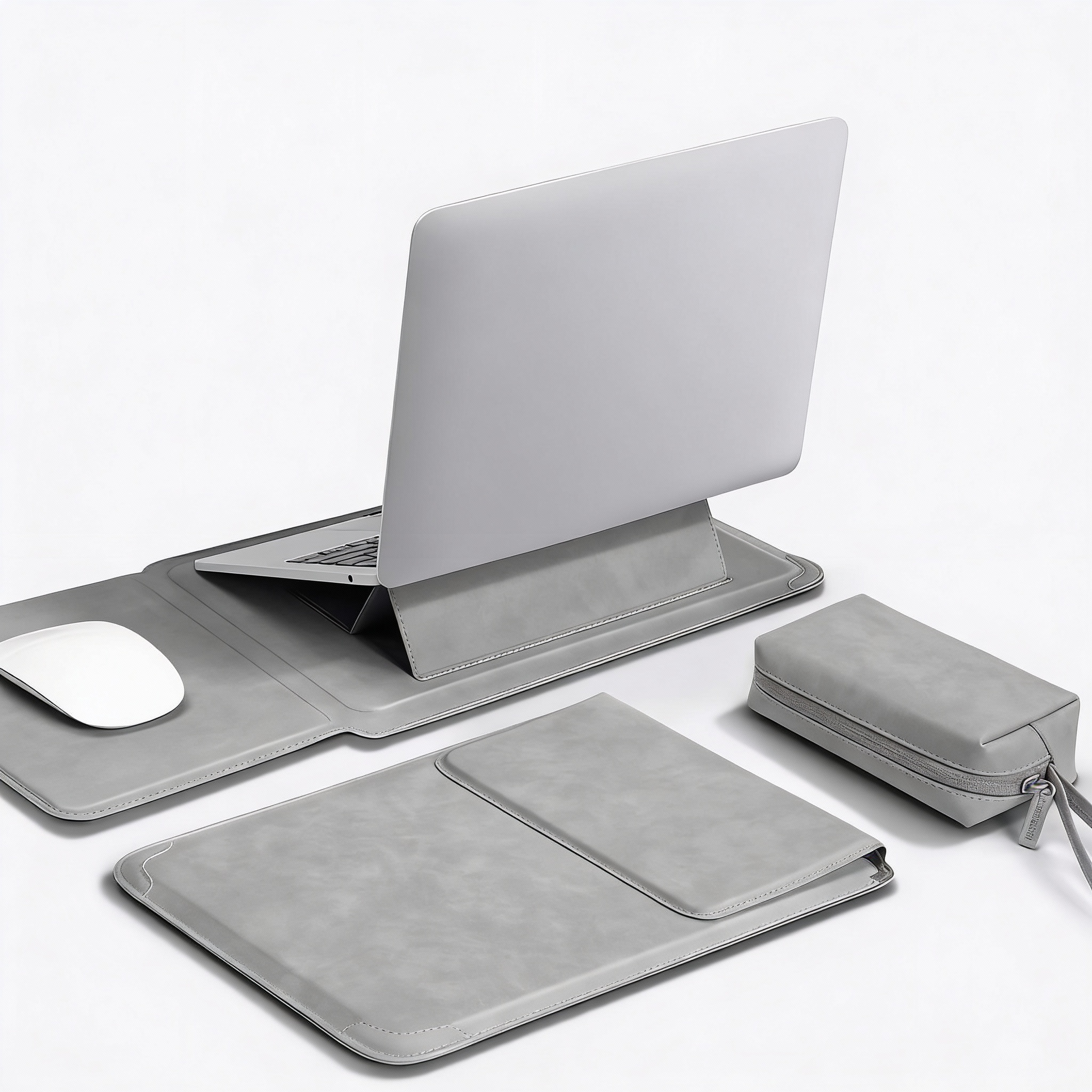 Multifunctional Magnetic Laptop Sleeve And Stand