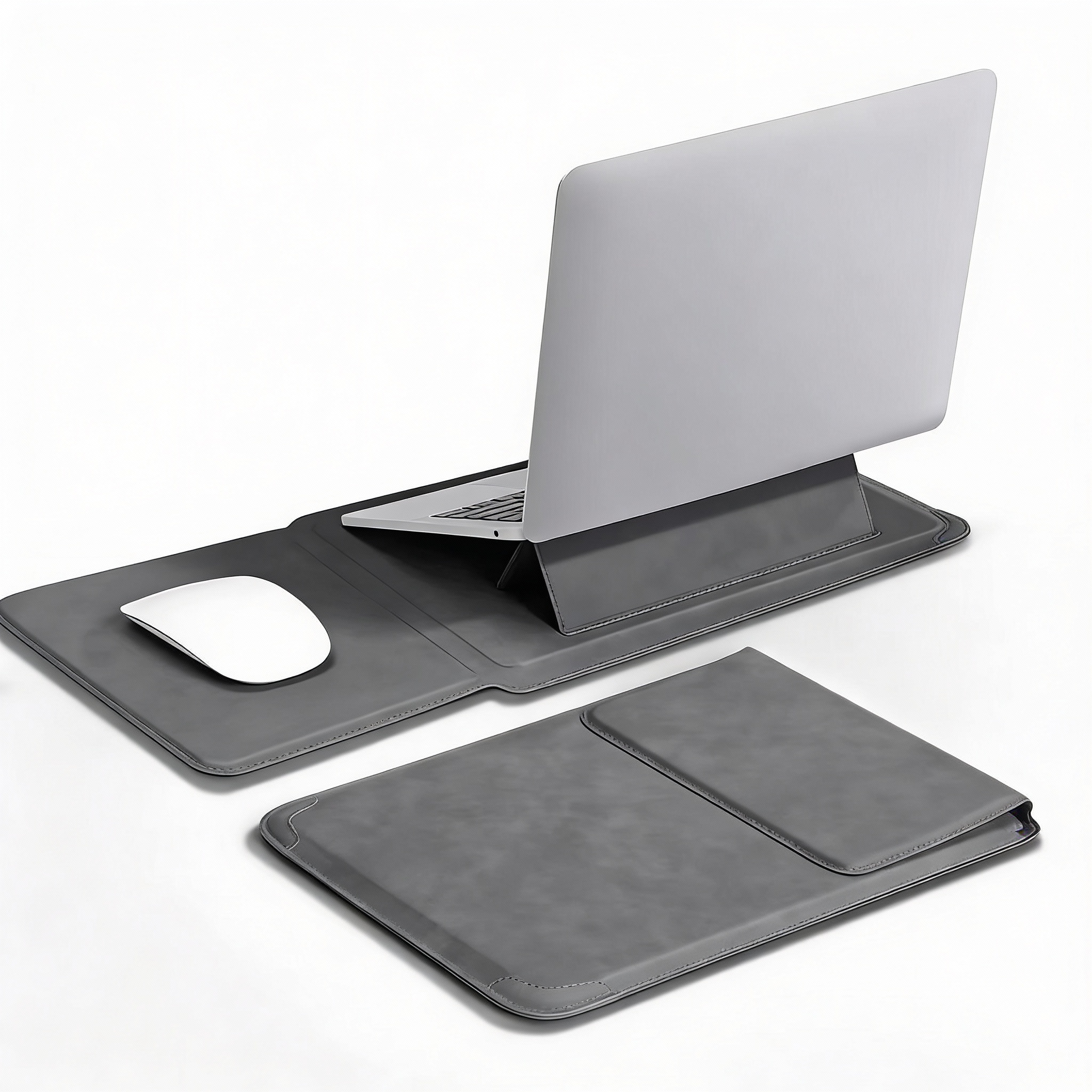 Multifunctional Magnetic Laptop Sleeve And Stand
