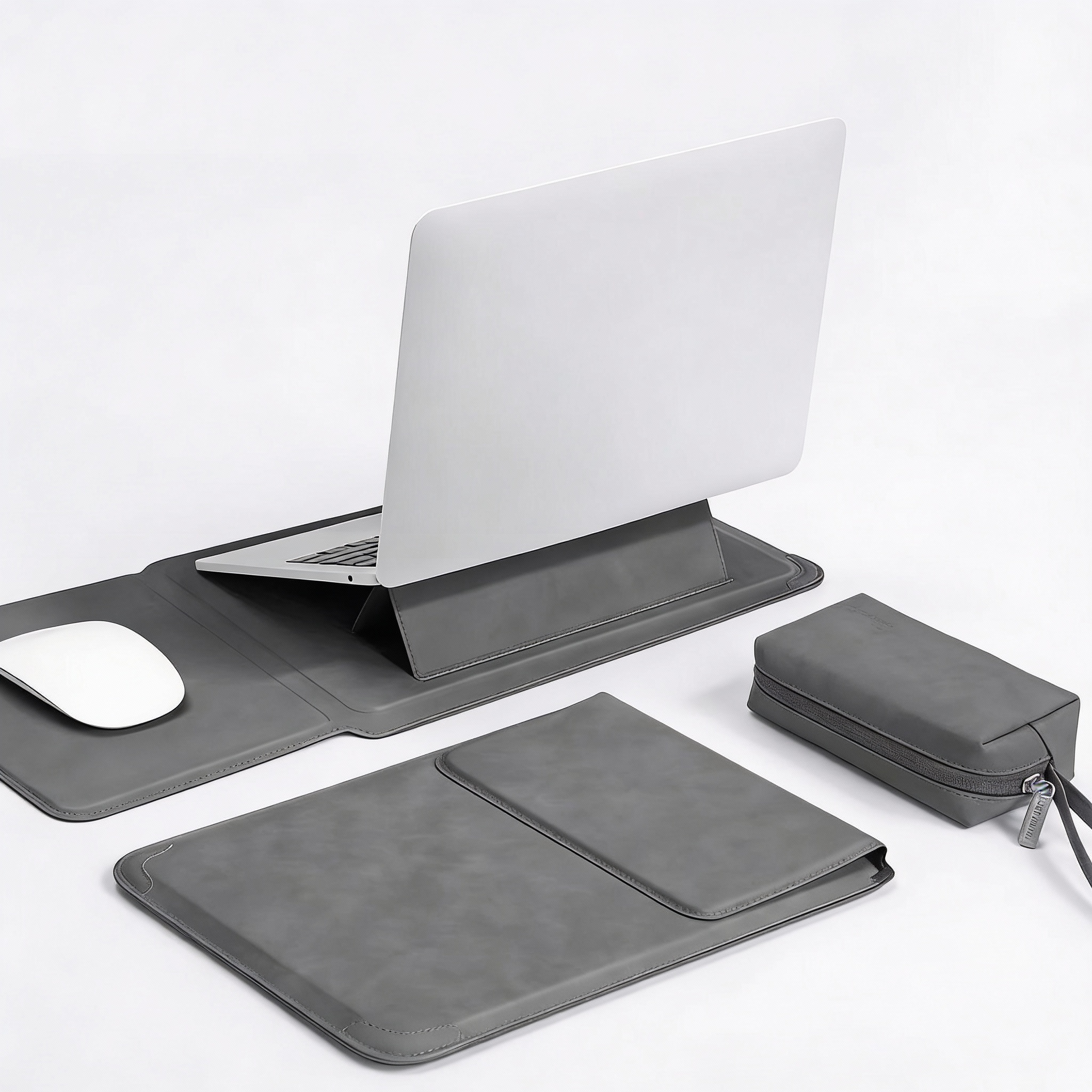 Multifunctional Magnetic Laptop Sleeve And Stand
