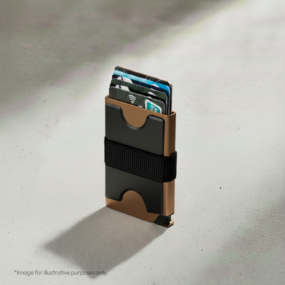 RFID Slide Vault Card Keeper with Strap