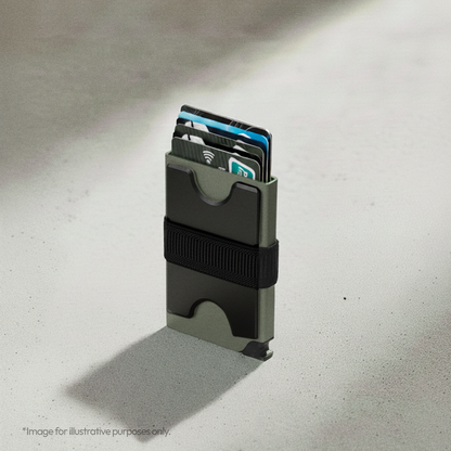 RFID Slide Vault Card Keeper with Strap