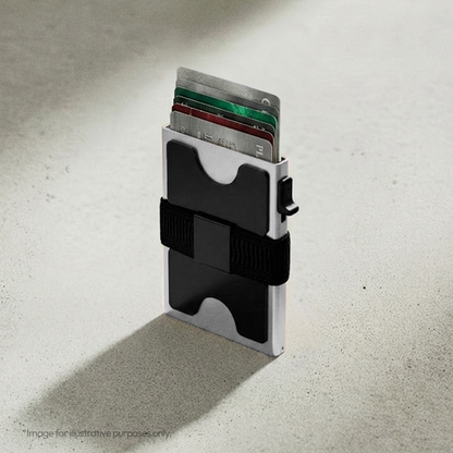 RFID Slide Vault Card Holder with Strap